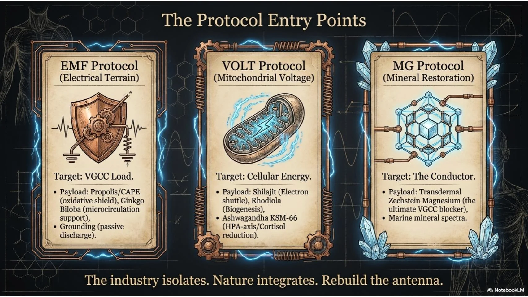 Protocol Entry Points — EMF Protocol, VOLT Protocol, MG Protocol