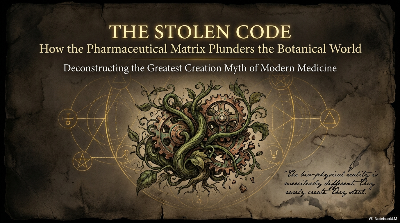 The Stolen Code — How the Pharmaceutical Matrix plunders the botanical world