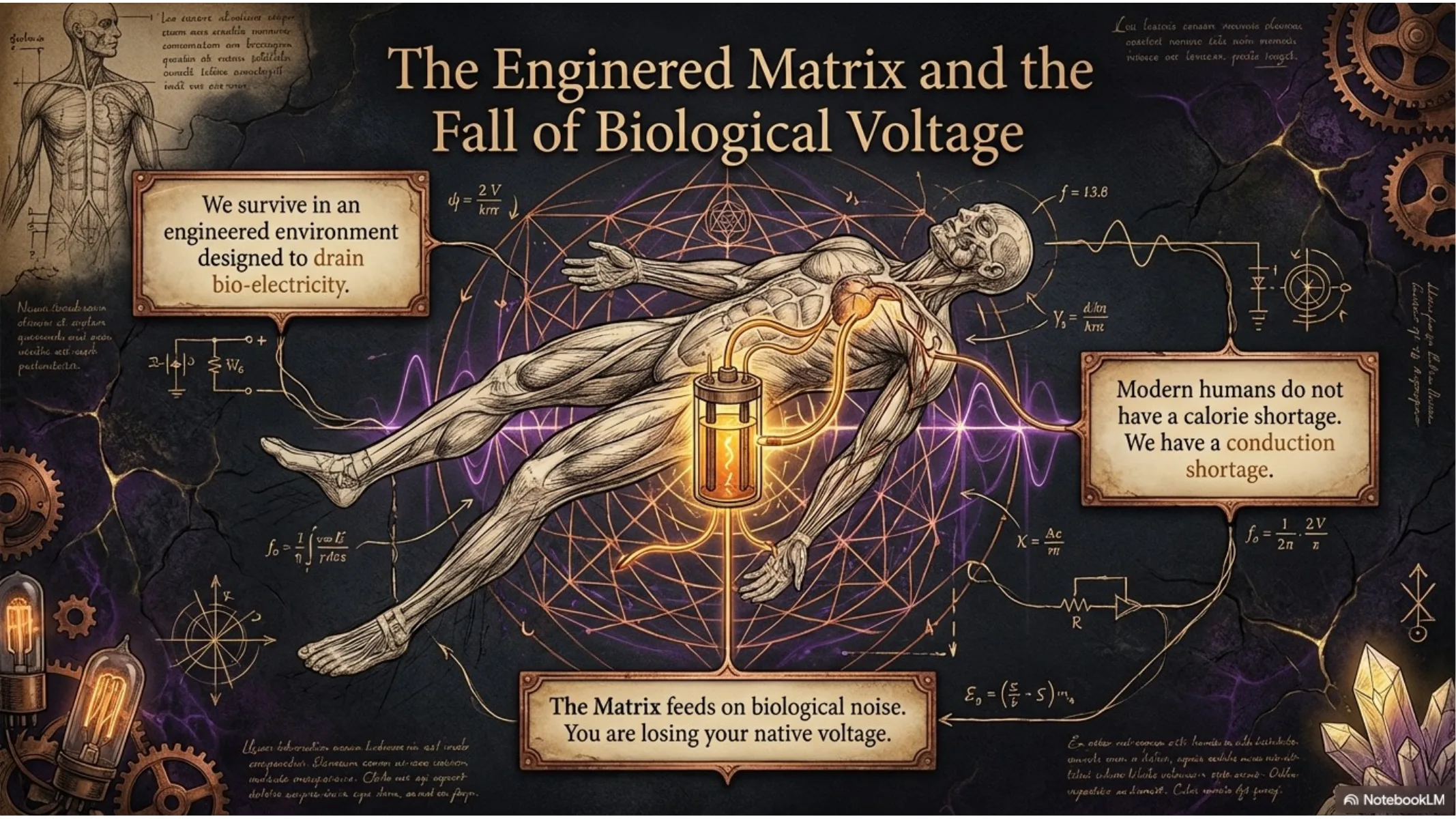 The Engineered Matrix and the Fall of Biological Voltage